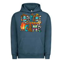 Pigment Midnight Navy campers gonna camp Urban Hoodie - Zillion Design Studio