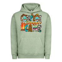 Pigment Oil Green campers gonna camp Urban Hoodie - Zillion Design Studio