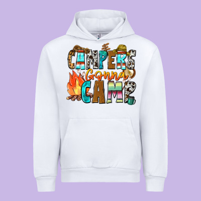 Campers Gonna Camp Urban Hoodie Designed By Zillion Design Studio