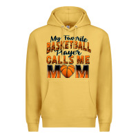 Antique Gold my favorite basketball player calls me mom Premium Hoodie - Zillion Design Studio