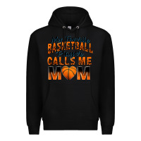 Black my favorite basketball player calls me mom Premium Hoodie - Zillion Design Studio
