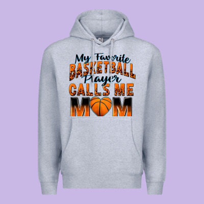 My Favorite Basketball Player Calls Me Mom Premium Hoodie Designed By Zillion Design Studio