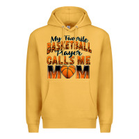 Mustard my favorite basketball player calls me mom Premium Hoodie - Zillion Design Studio