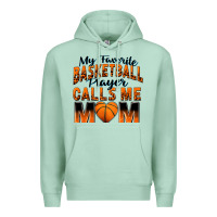 Seafoam my favorite basketball player calls me mom Premium Hoodie - Zillion Design Studio
