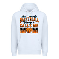 White my favorite basketball player calls me mom Premium Hoodie - Zillion Design Studio