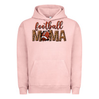 Pigment Salmon football mama Urban Hoodie - texasbilliewilder