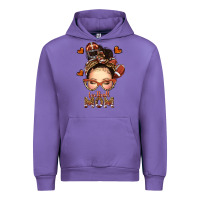 Tulip football messy bun mom Urban Hoodie - texasbilliewilder