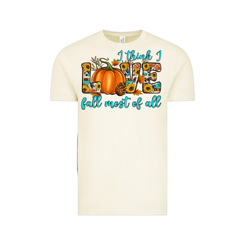 I Think I Love Fall Most Of All Vintage Tee by Artiststas | Teevron