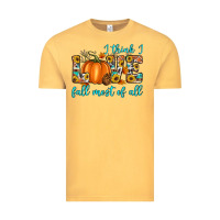Vintage Mustard i think i love fall most of all Vintage Tee - Artiststas