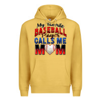 Antique Gold my favorite baseball player calls me mom Premium Hoodie - Zillion Design Studio