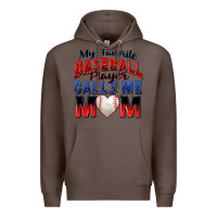 Coffee my favorite baseball player calls me mom Premium Hoodie - Zillion Design Studio