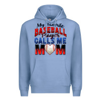 Colony Blue my favorite baseball player calls me mom Premium Hoodie - Zillion Design Studio