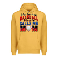 Mustard my favorite baseball player calls me mom Premium Hoodie - Zillion Design Studio