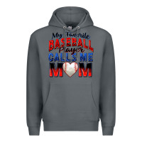Rock my favorite baseball player calls me mom Premium Hoodie - Zillion Design Studio