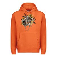 Carrot Boho wolf skull Premium Hoodie - RanaPortraitStore