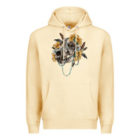 Pina Colada Boho wolf skull Premium Hoodie - RanaPortraitStore