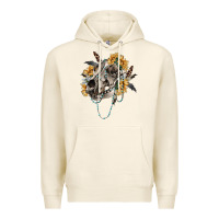 Tofu Boho wolf skull Premium Hoodie - RanaPortraitStore