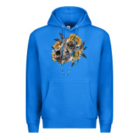 True Royal Boho wolf skull Premium Hoodie - RanaPortraitStore