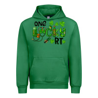 Emerald One Lucky Respiratory Terapist Urban Hoodie - RanaPortraitStore