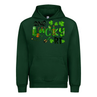 Forest Green One Lucky Respiratory Terapist Urban Hoodie - RanaPortraitStore