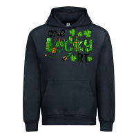 Navy One Lucky Respiratory Terapist Urban Hoodie - RanaPortraitStore