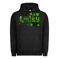 Pigment Black One Lucky Respiratory Terapist Urban Hoodie - RanaPortraitStore