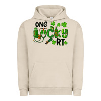 Pigment French Oak One Lucky Respiratory Terapist Urban Hoodie - RanaPortraitStore