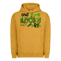Pigment Peanut Butter One Lucky Respiratory Terapist Urban Hoodie - RanaPortraitStore