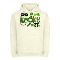 Pigment Pistachio One Lucky Respiratory Terapist Urban Hoodie - RanaPortraitStore