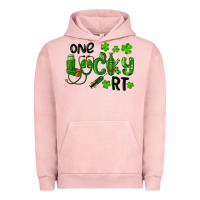 Pigment Salmon One Lucky Respiratory Terapist Urban Hoodie - RanaPortraitStore