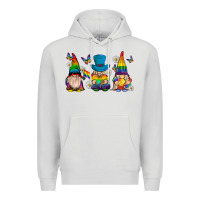 Dove Grey pride gnomies Premium Hoodie - texasbilliewilder