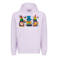 Lilac pride gnomies Premium Hoodie - texasbilliewilder