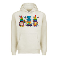 Oatmeal Heather pride gnomies Premium Hoodie - texasbilliewilder
