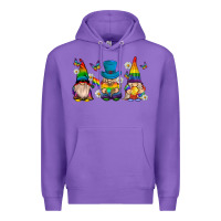 Purple pride gnomies Premium Hoodie - texasbilliewilder