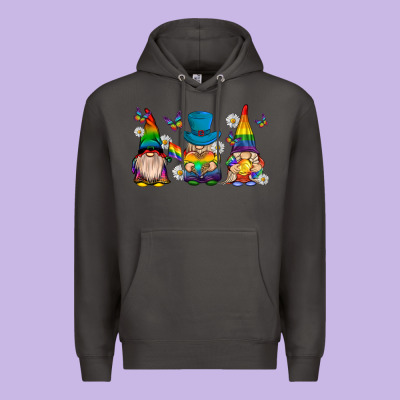 Pride Gnomies Premium Hoodie Designed By Texasbilliewilder