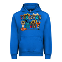 Cobalt teaching my tribe Urban Hoodie - Zillion Design Studio