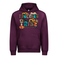 Mauve Wine teaching my tribe Urban Hoodie - Zillion Design Studio