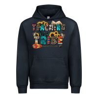 Navy teaching my tribe Urban Hoodie - Zillion Design Studio