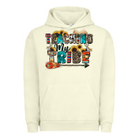 Pigment Pistachio teaching my tribe Urban Hoodie - Zillion Design Studio