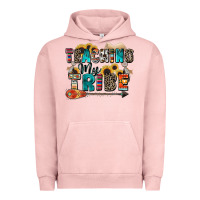 Pigment Salmon teaching my tribe Urban Hoodie - Zillion Design Studio