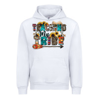 White teaching my tribe Urban Hoodie - Zillion Design Studio