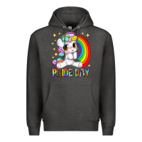 Charcoal Heather pride day Premium Hoodie - texasbilliewilder
