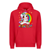 Red pride day Premium Hoodie - texasbilliewilder
