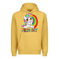 Antique Gold pride day Premium Hoodie - texasbilliewilder