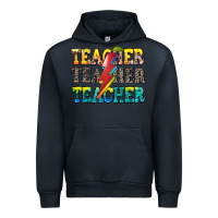 Navy teacher teacher Urban Hoodie - Zillion Design Studio