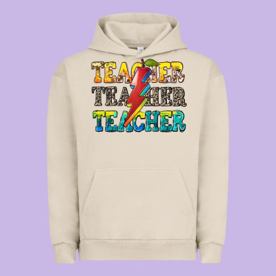 Teacher Teacher Urban Hoodie Designed By Zillion Design Studio