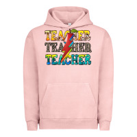 Pigment Salmon teacher teacher Urban Hoodie - Zillion Design Studio