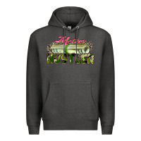 Charcoal Heather mother hustler Premium Hoodie - Zillion Design Studio