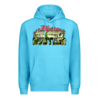 Ocean Blue mother hustler Premium Hoodie - Zillion Design Studio