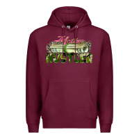 Burgundy mother hustler Premium Hoodie - Zillion Design Studio